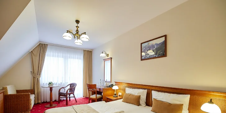 Polské Tatry v kouzelném hotelu: snídaně či polopenze a wellness