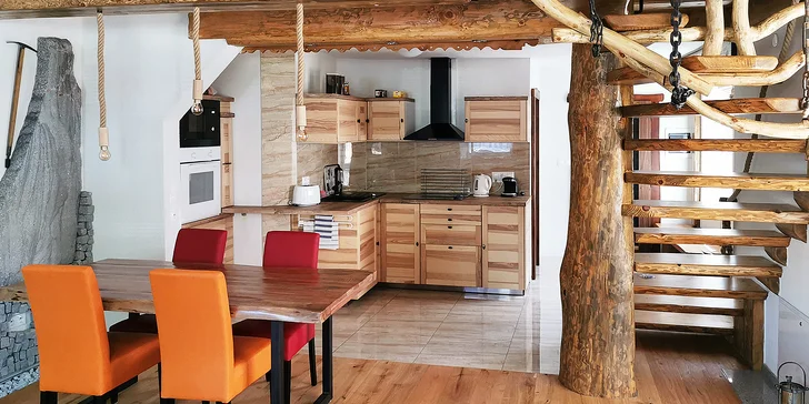 Pobyt v krásných apartmánech nebo chatě ve Vysokých Tatrách pro dva i rodinu