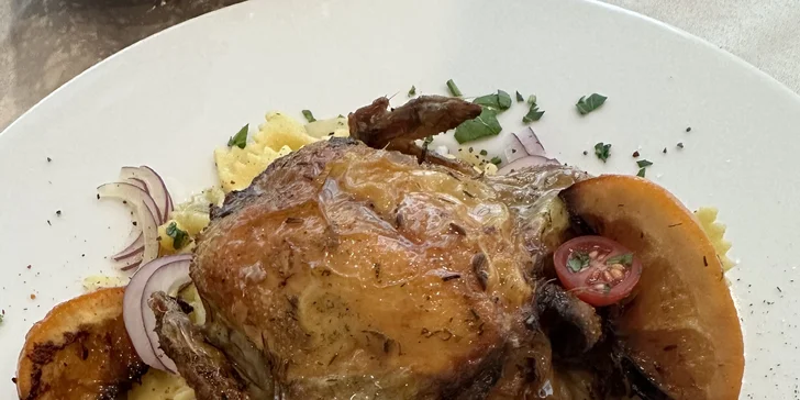 Čtyřchodové degustační menu pro 2 osoby včetně přípitku