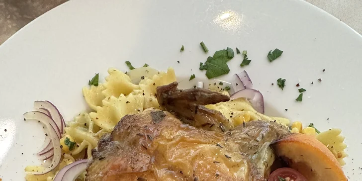 Čtyřchodové degustační menu pro 2 osoby včetně přípitku