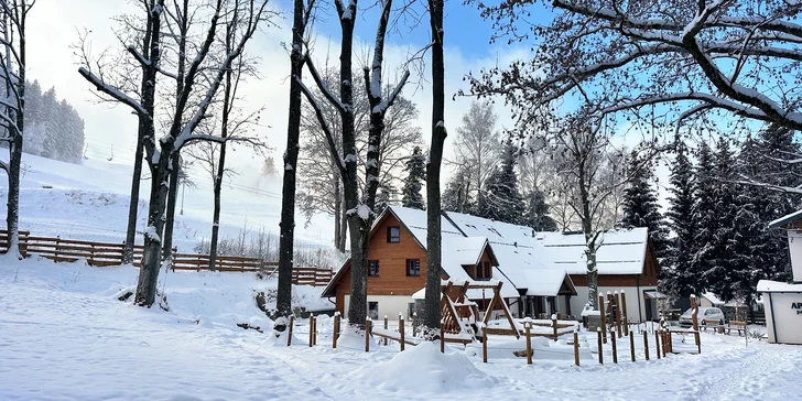 Pohodová dovolená v Orlických horách: ubytování až pro 5 osob, snídaně, polopenze i sauna