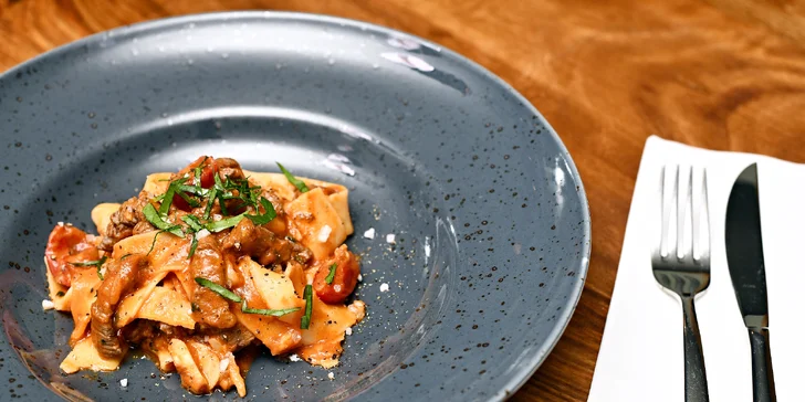Itálie v centru Prahy: tříchodové či pětichodové menu i s vinným párováním