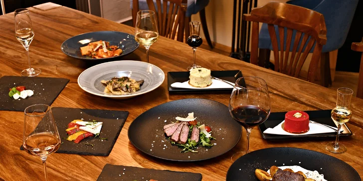 Itálie v centru Prahy: tříchodové či pětichodové menu i s vinným párováním