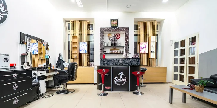 Barber & Salon 7: balíčky s holením, kosmetikou, střihem i dalšími procedurami pro pány