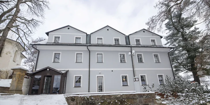 Pobyt v Krkonoších s polopenzí, hodinou v bazénu i slevou do wellness a na skipas