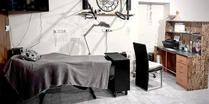 Nové tetování či úprava stávajícího v Táboře: rozměr 5 x 5 nebo 10 x 10 cm