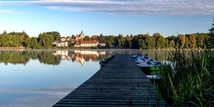 Apartmány v Třeboni pro 4 až 7 osob: u rybníka Svět a lázní Aurora