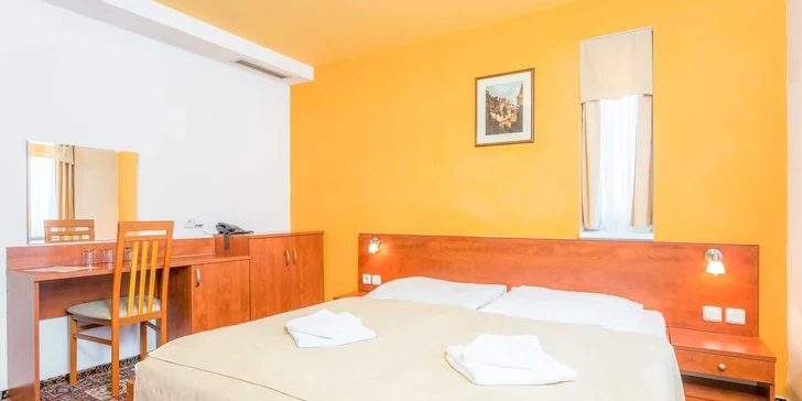 Hotel v srdci Prahy: pobyt se snídaní, ubytování jen 10 minut pěšky od Václavského náměstí