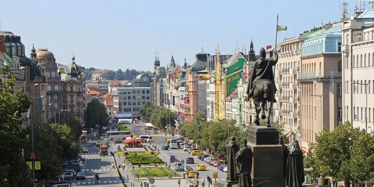 Příjemný hotel v centru Prahy se snídaní: u nám. Republiky, 600 m od Staroměstského nám.