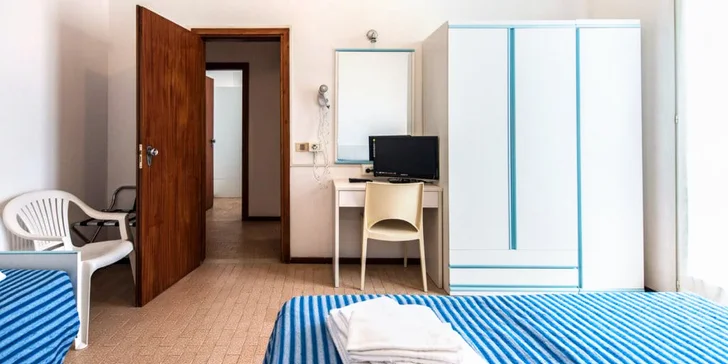 Pobyt u italské Ravenny pro pár i rodinu: hotel u moře, plná penze i bazén v létě