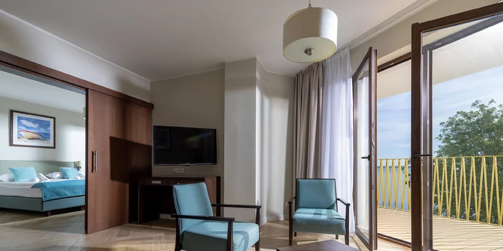 Pobyt se snídaní a neomezeným wellness u Baltu: luxusní hotel pár metrů od moře