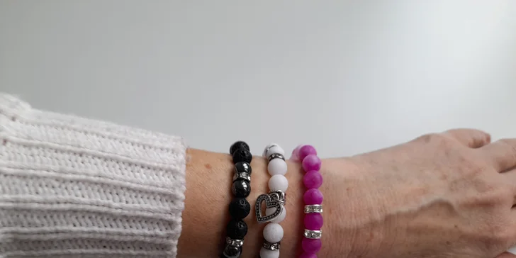 Workshop výroby 5 boho náramků z minerálů i jablonecké bižuterie