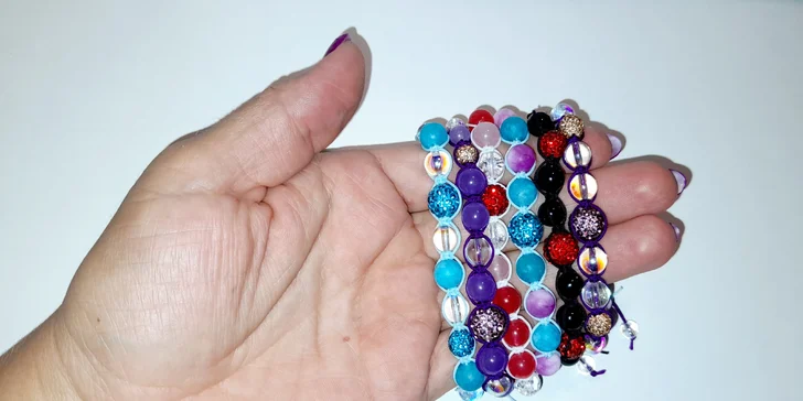 Workshop výroby 5 boho náramků z minerálů i jablonecké bižuterie