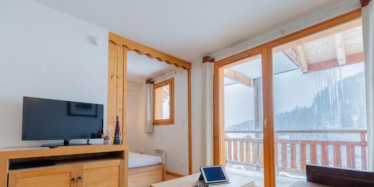 Lyžařský zájezd do Les Orres s 6denním skipasem, dopravou a ubytováním v apartmánu pro 4 až 6 osob