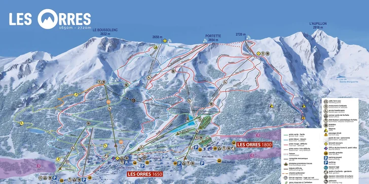 Lyžařský zájezd do Les Orres s 6denním skipasem, dopravou a ubytováním v apartmánu pro 4 až 6 osob