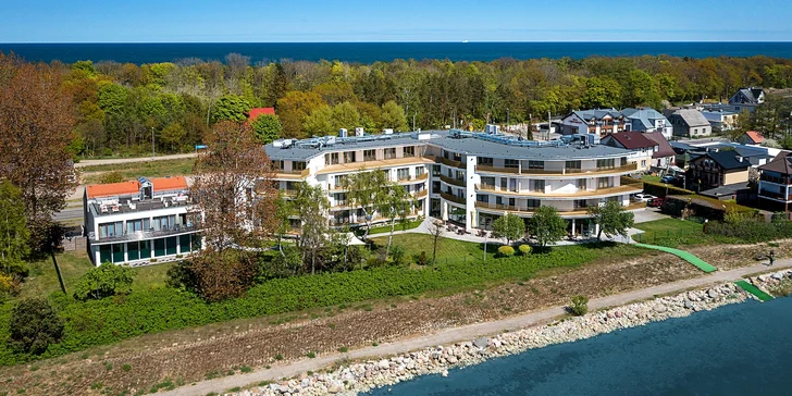 Pobyt se snídaní a neomezeným wellness u Baltu: luxusní hotel pár metrů od moře