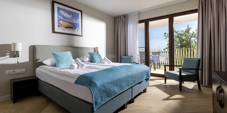 Pobyt se snídaní a neomezeným wellness u Baltu: luxusní hotel pár metrů od moře