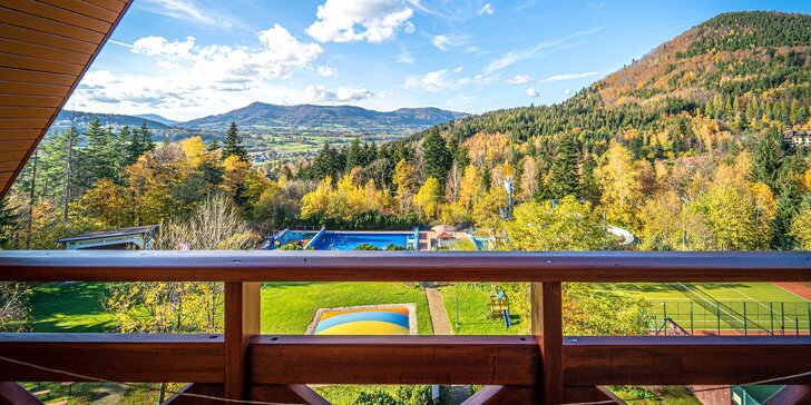 Horský relax pod Lysou horou: snídaně, bazén a privátní wellness