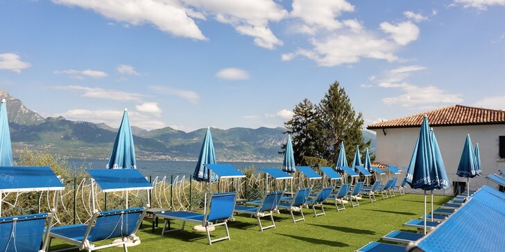 Dovolená v provincii Verona: polopenze, wellness a Lago di Garda jen 2 minuty pěšky od hotelu