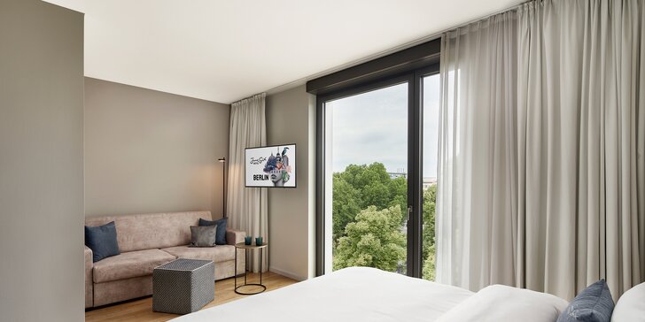 Pobyt v Berlíně: moderní hotel se snídaní a vinným barem, blízko MHD a pěšky do zoo