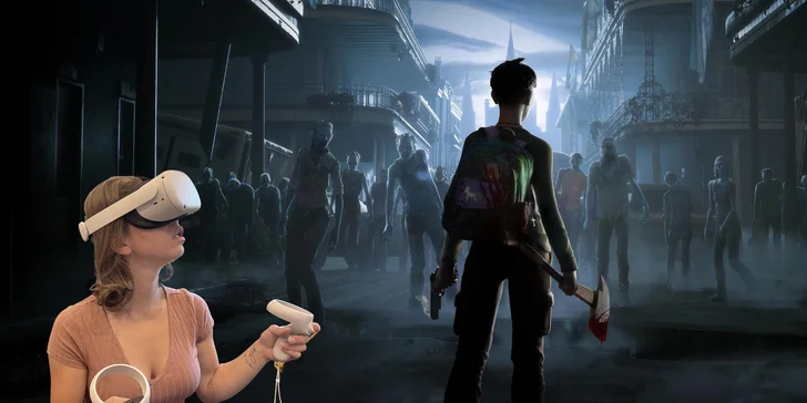 Zapůjčení VR setu na 2 či 3 dny s hrou The Walking Dead či Half Life