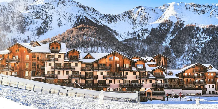 Lyžařský zájezd do Les Orres s 6denním skipasem, dopravou a ubytováním v apartmánu pro 4 až 6 osob