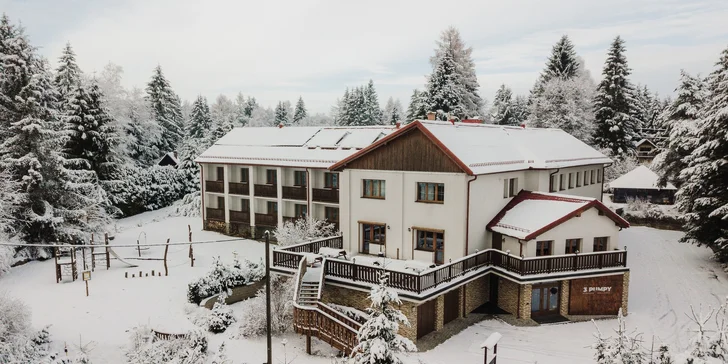 Pohoda u Žďáru nad Sázavou pro pár i rodinu: wellness, snídaně i láhev vína