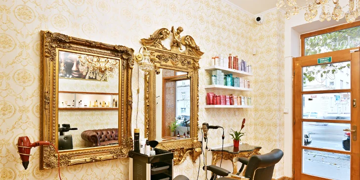 Dámský střih včetně stylingu pro krátké i dlouhé vlasy v salonu Golden Beauty
