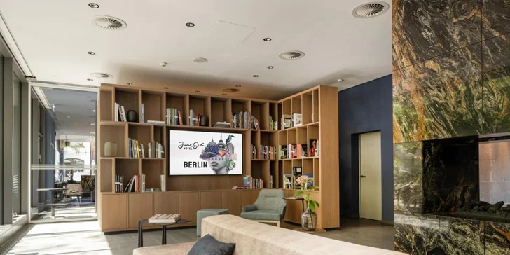 Pobyt v Berlíně: moderní hotel se snídaní a vinným barem, blízko MHD a pěšky do zoo
