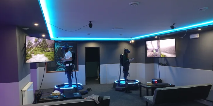 Akční zábava ve VR: hra podle výběru, 30 nebo 60 min. pro 1, 2 či 5 hráčů