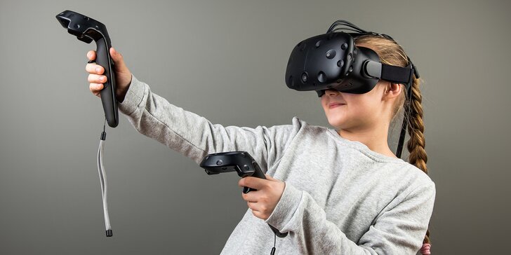 Akční zábava ve VR: hra podle výběru, 30 nebo 60 min. pro 1, 2 či 5 hráčů