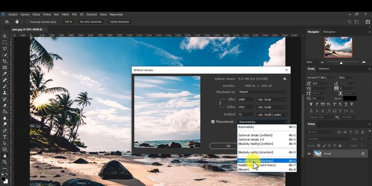 Online školení programu Photoshop: přístup na 1 rok, videokurz v délce přes 190 minut