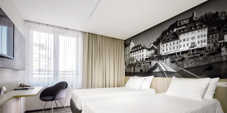 Dovolená ve slovinské Lublani: 3* hotel v centru města se snídaní