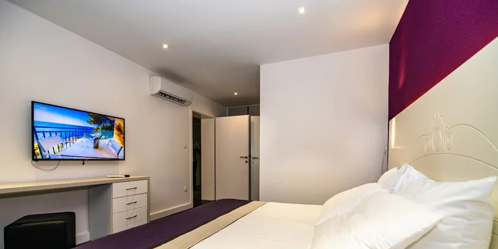 4* apartmánový resort v letovisku Pula: ubytování až pro 6 osob, 200 m od pláže, s bazény a tobogánem