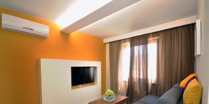 4* apartmánový resort v letovisku Pula: ubytování až pro 6 osob, 200 m od pláže, s bazény a tobogánem