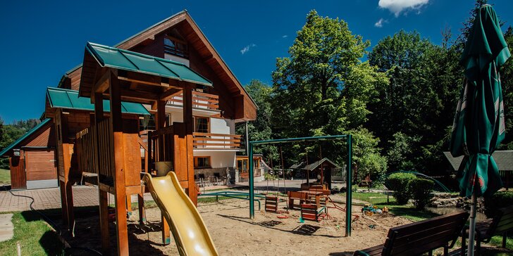 Rodinná dovolená na Slovensku: polopenze, sauna, bazén i vyžití pro děti
