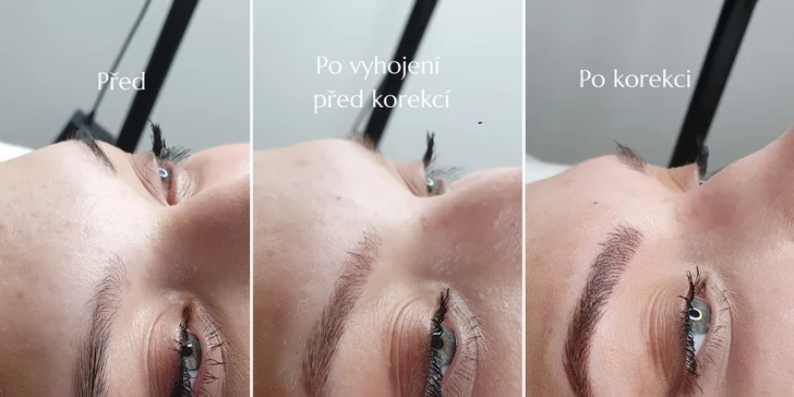 Krásné obočí ze salonu v centru Brna: microblading s pigmenty od světově uznávané PhiAcademy