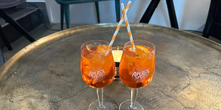 Přípitek v centru Prahy: sklenka či láhev prosecca nebo Aperol Spritz pro dva