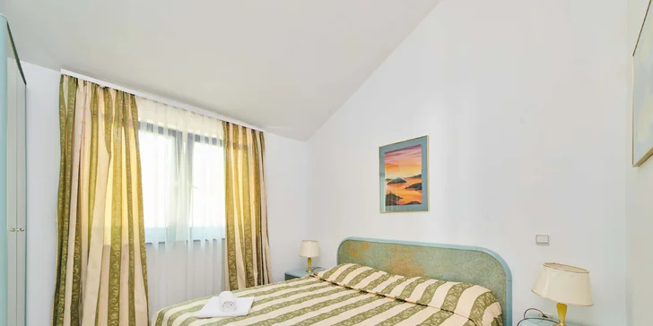 Vybavené apartmány se dvěma ložnicemi na Istrii: bez stravy i polopenze