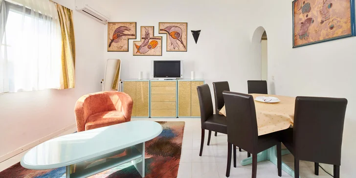 Vybavené apartmány se dvěma ložnicemi na Istrii: bez stravy i polopenze