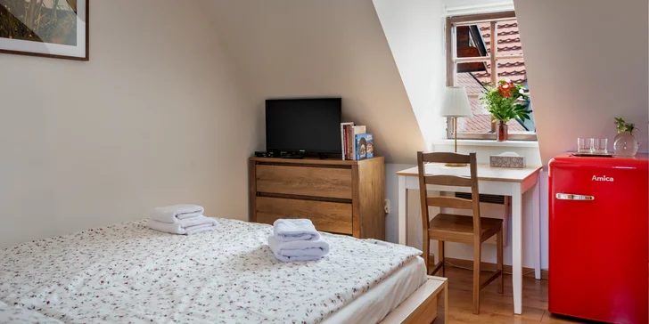 Pobyt v srdci Mělníka až pro 6 osob: snídaně i sleva do restaurace