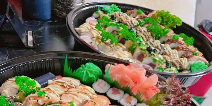 Otevřený voucher do Melong Sushi Bar v Táboře: 500 či 1000 Kč na jídlo i nápoje