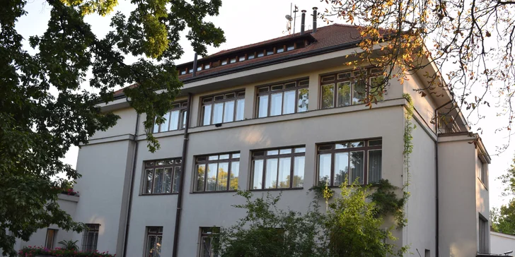Pobyt na pražských Vinohradech se snídaní: čtyřpodlažní vila v krásné zahradě plné květin, keřů a stromů
