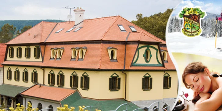 Lyžování i wellness v malebném Loveckém zámečku