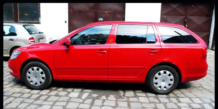 Tónování zadních autoskel americkou fólií SunTek