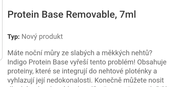 Pryč se slabými a roztřepenými nehty: zpevnění nehtů proteinovou bází indigo či gel lak