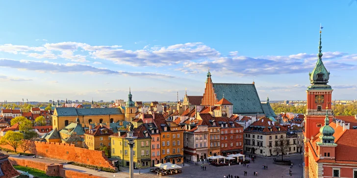 Prodloužený víkend ve Varšavě s bohatým programem: vlak, 2 noci v hotelu se snídaní