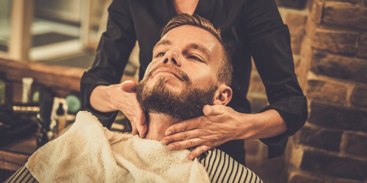 Barber péče pro pány: střih s nástavcem, mytí i úprava obočí