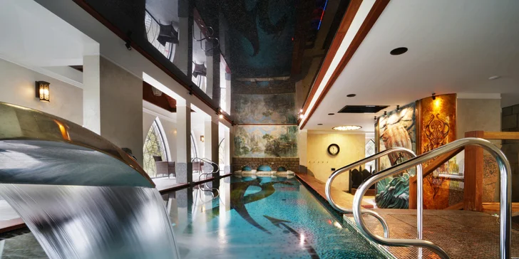 Přepychový resort ve Sklářské Porubě: apartmány pro páry i rodiny, polopenze a wellness, 2 děti do 5,9 let zdarma