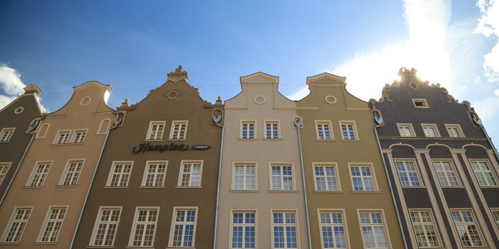 Dovolená v centru města Gdaňsk: komfortní ubytování s polopenzí